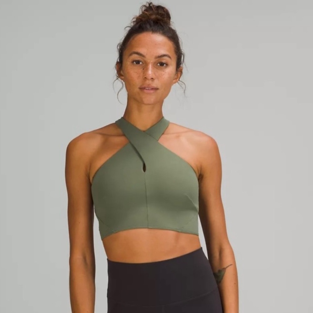 Lululemon Nulu Criss Cross Top, Size 2